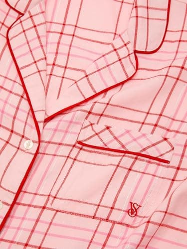 Victoria's Secret Flannel Pajama Set, Long Sleeve Button Down Shirt & Pants, Sleepwear for Women (XS-XXL) thumbnail 5