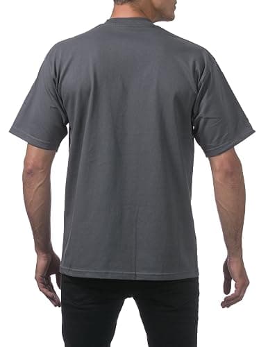 Pro Club Men's Heavyweight Cotton Short Sleeve Crew Neck T-Shirt thumbnail 2