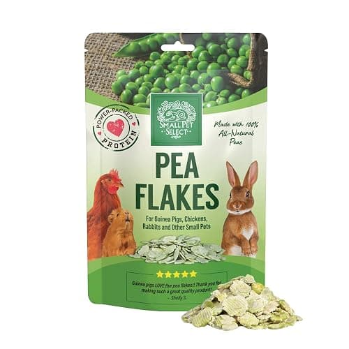 Small Pet Select - Pea Flakes, Treats for Rabbit Bunny, Guinea Pig, Chickens, Bunny, Hamster, and Other Small Pets, 1 lb - Image 1