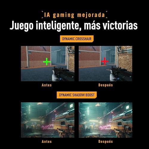 ASUS TUF Gaming VG27AQL5A Monitor de 27 Pulgadas, QHD (2560 x 1440), 210 Hz (OC), Fast IPS, ELMB Sync, 0.3 ms GTG (mín), Altavoz estéreo, DisplayWidget Center, IA Gaming, Ajuste de Altura thumbnail 6