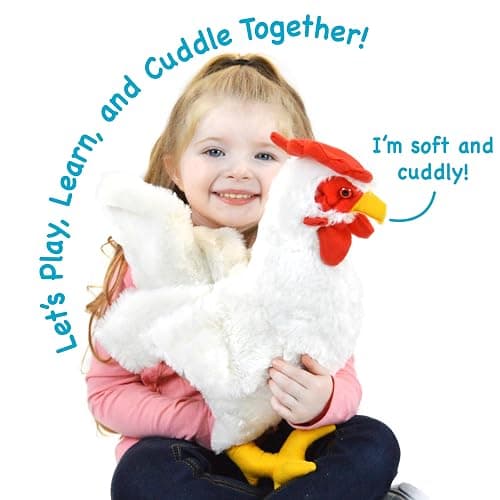 TigerHart Ruckford the Rooster | 18 Inch Large Chicken Stuffed Animal Plush Rooster Toys thumbnail 4