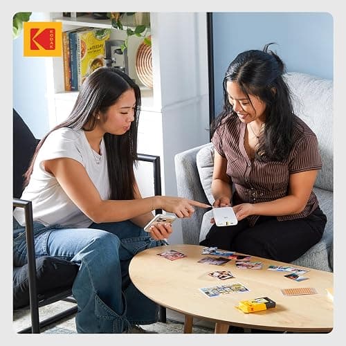 KODAK Step Instant Smartphone Photo Printer, Portable Mini Color Wireless Mobile Printer, Zink 2x3” (5.1x7.5 cm) Sticky-Back Photos, Bluetooth Compatible with iOS & Android Devices, Editing App, White thumbnail 8