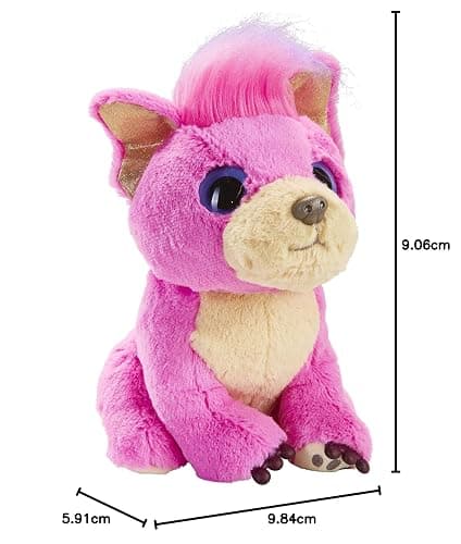 Little Live Scruff-A-Luvs Cutie Cuts: Shave, Reveal and Style, Plush Rescue Pet - Pink Puppy thumbnail 3