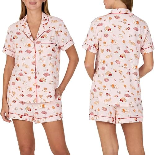 kate spade new york Short Sleeve Boxer PJ Set thumbnail 2