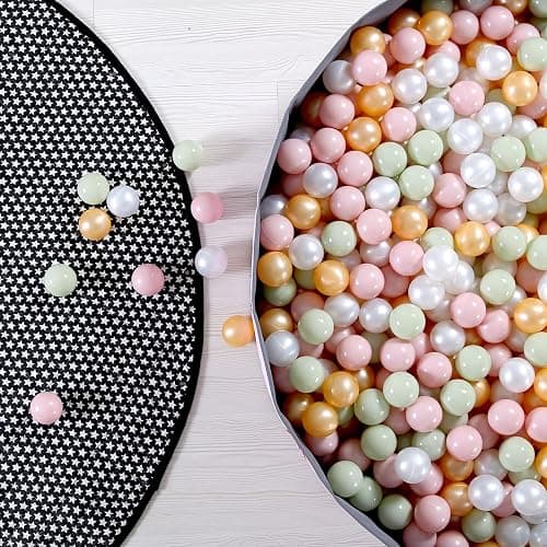 GOGOSO Ball Pits Balls for Toddlers Pack of 50 100 200 Plastics Shape Ball Non-Phthalate Non-BPA Non-Toxic 2.2-Inch Crush Proof Play Balls thumbnail 5