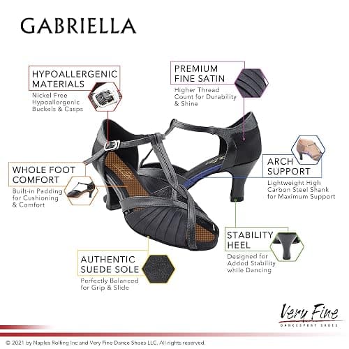 Very Fine Womens Gabriella Bachata Swing Salsa Latin Ballroom thumbnail 3