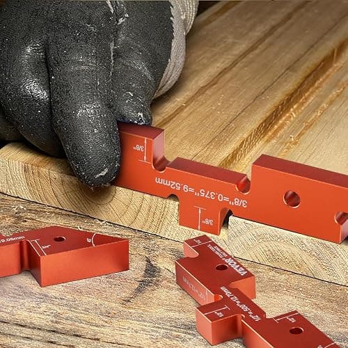 VEVOR Router Table Setup Bars, 14 pcs, Precision Aluminum Setup Blocks Height Gauge Set, with Laser Engraved Size Markings Storage Case, Measuring Depth Height Angle, for Router Table Saw Accessories thumbnail 8