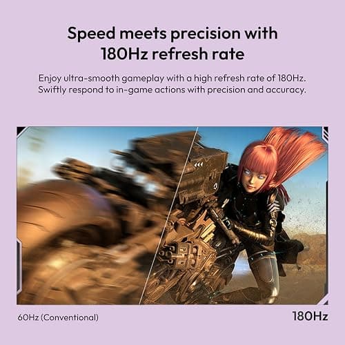 Pixio PX278 Wave Purple 27 inch 180Hz Refresh Rate Quad HD 1440p Resolution Fast IPS Panel 1ms GTG Response Time Built-in Speakers Gaming Monitor with AMD FreeSync thumbnail 3