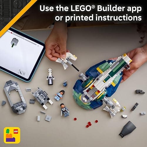 LEGO Star Wars: Attack of The Clones Jango Fett's Starship Building Toy - Pretend Play Set for Boys & Girls, Ages 9+ - Gift for Birthdays - Collectible Model Kit & Kids Room Decor - 75433 thumbnail 6