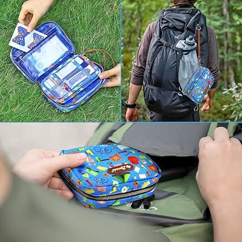 Lincada Portable Travel First Aid Kit for Kids and Adults, 143 Pieces All-Purpose Emergency First Aid Kit for Home, Car, Diaper Bag, Camping & Hiking thumbnail 6