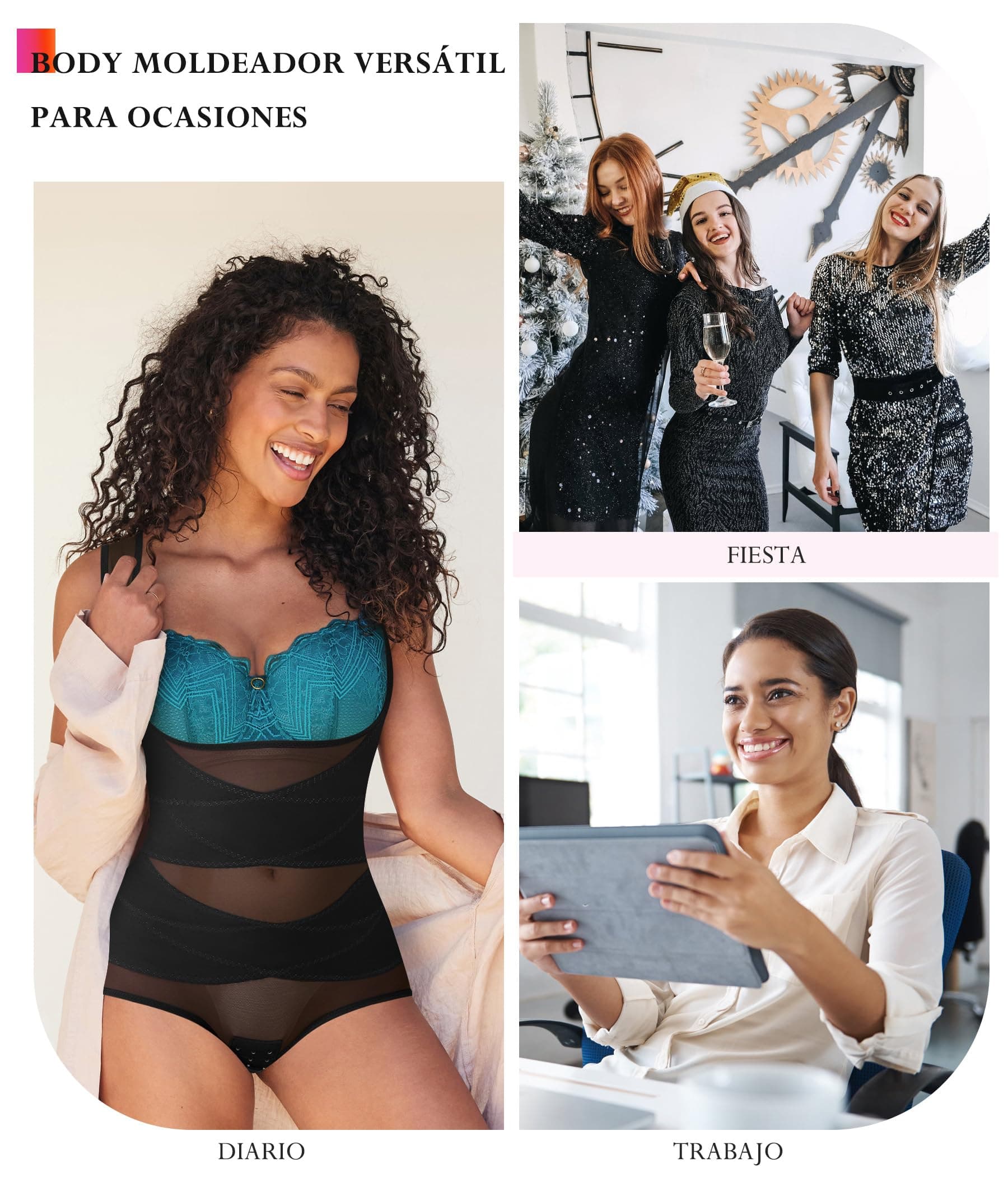 Eleady Fajas Reductoras Mujer Adelgazante Moldeador de Cuerpo Para Mujer Fajas Colombianas Reductoras de Abdomen y Cintura Faja Adelgazante thumbnail 6