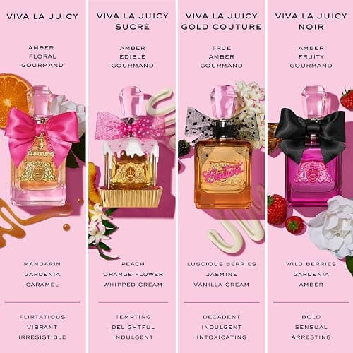 Juicy Couture Viva La Juicy Noir Eau De Parfum, Women's Perfume with Notes of Wild Berries, Gardenia & Amber - Fruity & Floral, EDP Spray thumbnail 2