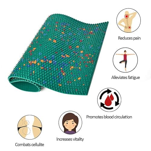 Dr.Lyapko Application Device Pad Big-Acupuncture Applicator Lyapko "RUG"-Spiky Mat-Acupressure for Back, Neck, Shoulders Pain-Get Rid Of Stress And Pain thumbnail 3
