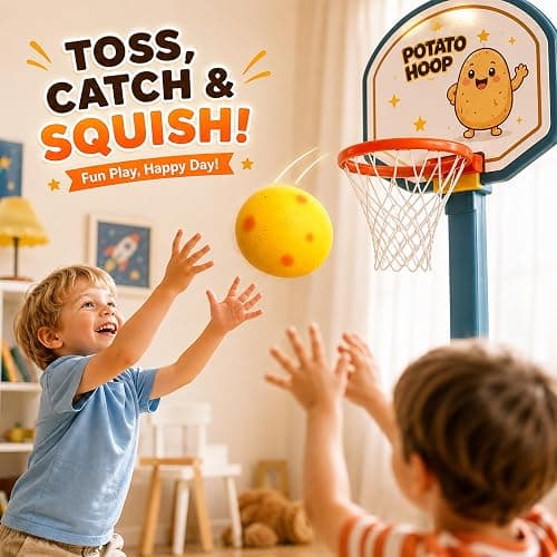 Jumbo Potato Squishy, 5in Soft Slow Rising Vegetable Squeeze Toys Gift | Sensory Fidget Toys for Anxiety Relief,Realistic Food Squishies Stress Balls for Party Favors,Office Decor,Classroom Prizes thumbnail 4