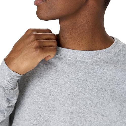 Hanes Men's Sweatshirt, EcoSmart Fleece Crewneck Sweatshirt, Big & Tall Available, 1 or 2-Pack thumbnail 4