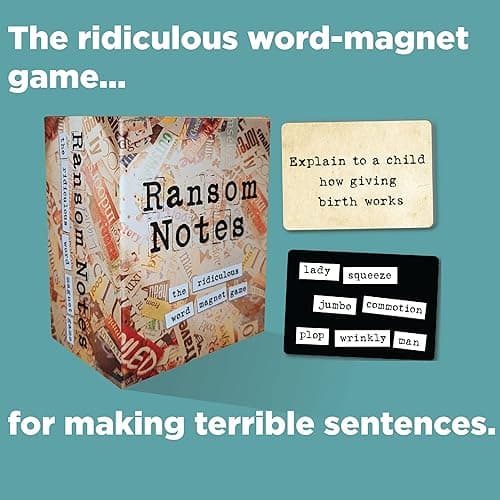 Ransom Notes - The Ridiculous Word Magnet Party Game, 3+ Players thumbnail 4