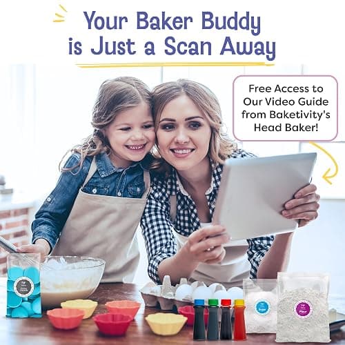 Baketivity x Duff Goldman Monster Cupcakes Baking Kit for Kids | Cooking Set with Premeasured Ingredients, Decorating Supplies, STEM Activities - Creative Treats Perfect for Girls and Boys thumbnail 8