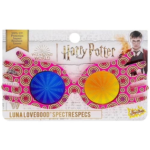 Sun-Staches Luna Lovegood Spectrespecs Harry Potter Costume Sunglasses | Official Wizarding World Luna Lovegood Sunglasses, 100% UV, Lightweight, Costume Ready | Adult or Child Size thumbnail 4