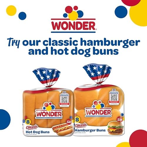 Wonder Bread Giant White Sandwich Bread, Sliced White Bread, 24 oz Loaf thumbnail 9