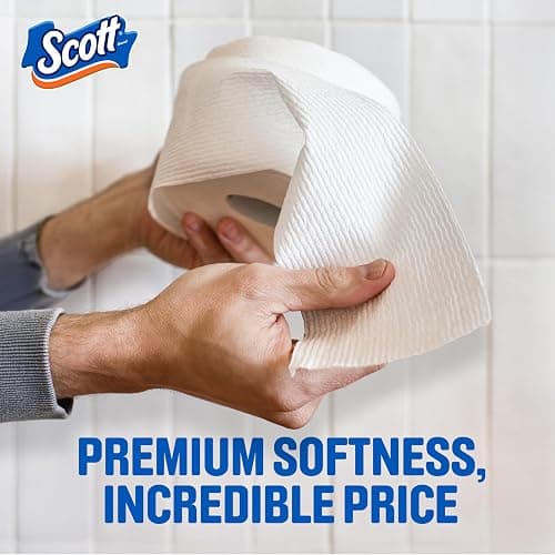 Scott ComfortPlus Toilet Paper, 12 Triple Rolls, 231 Sheets per Roll, Septic-Safe, 1-Ply Toilet Tissue thumbnail 4