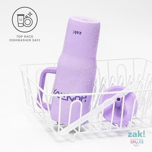 Zak Designs KPop Demon Hunters 30oz Spill-Proof Insulated Travel Tumbler | BPA Free, Silicone Straw, Handle, Cupholder Friendly, Dishwasher Safe, For Office, Home, Travel, Work, Gym, Fitness thumbnail 8