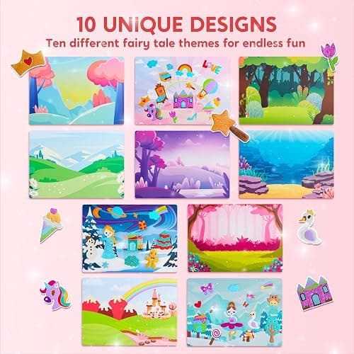 Klever Kits Foil Art Kit for Kids - Arts & Crafts Supplies, Mess Free Coloring, Foil Foam Stickers, Creative Travel Toys, Birthday Gifts for Boys & Girls Ages 4 and Up thumbnail 2