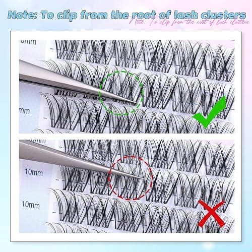 Lash Clusters Wispy Eyelash Clusters Natural CC-Curly Cluster Lashes zanlufly Wispy Individual Lashes 180Pcs Eyelash Extension 10 12 14MM DIY Lash Extension thumbnail 7