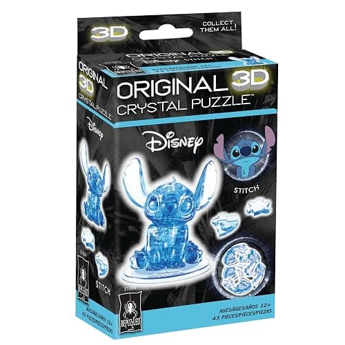 BePuzzled, Disney Stitch Original 3D Crystal Puzzle, Perfect for Puzzlers Ages 12 and Up, Challenging to Complete and Beautiful to Display, Collect Them All thumbnail 6