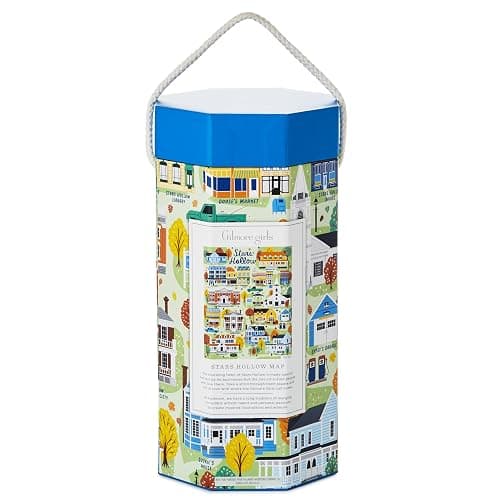 Hallmark Gilmore Girls 1,000-Piece Jigsaw Puzzle (Stars Hollow Map) Mom Gift for Mother's Day thumbnail 5
