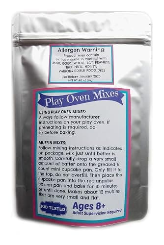 Children's Easy to Bake Oven Mixes Play Toy Real 4 Muffin Super Pack Refill Kit Apple Cinnamon Blueberry Chocolate Chip Strawberry Ultimate Set Cooking Baking Supplies Net Wt 4.0 oz thumbnail 5