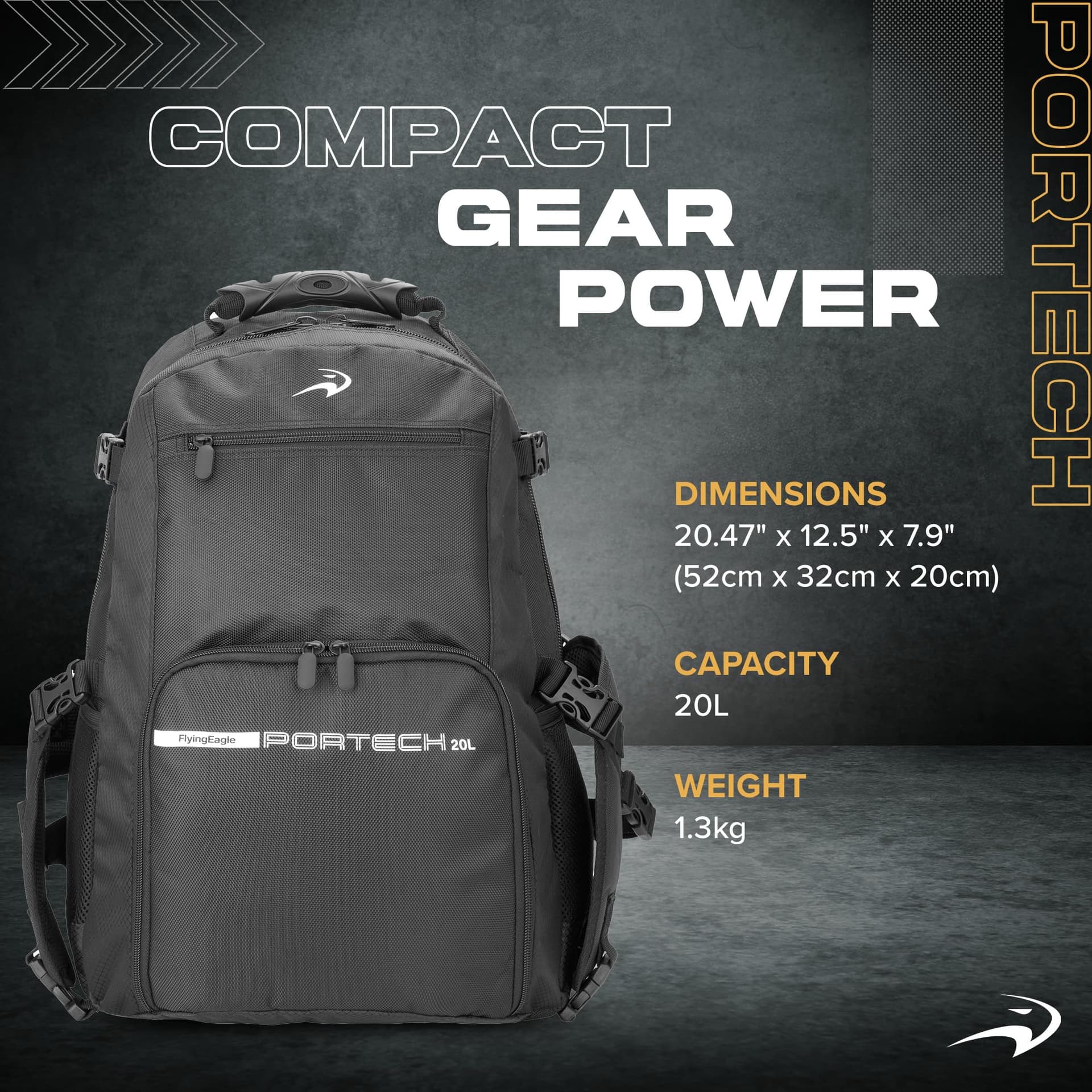 Flying Eagle Inline Skates Travel Backpack thumbnail 3
