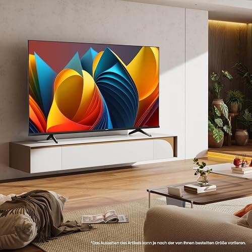 Hisense 100E7NQ 254 cm (100 Zoll) Fernseher, 4K UHD, QLED, HDR10, HDR10+ decoding, HLG, Dolby Vision Atmos, 144Hz VRR, Smooth Motion, Bluetooth, Alexa Built-in, VIDAA Voice, Schwarz [2025] thumbnail 2