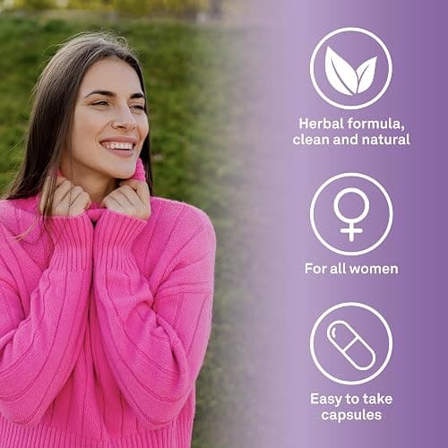 Organika Canadian-Made Formula Candida- Yeast Reduction Formula, Feminine Health Support, Probiotics, All Natural Herbal Blend- 90vcaps thumbnail 2