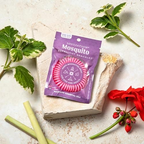 SoulSation 15 Pack Mosquito Repellent Bracelets, DEET-Free for Kids & Adults, Individually Wrapped Bands thumbnail 3