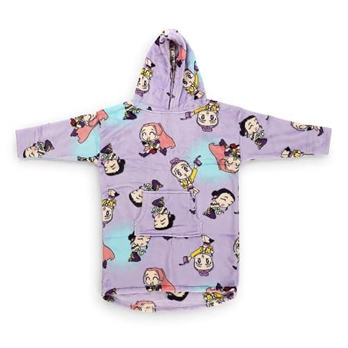 Jay Franco Kpop Demon Hunters Huntrix Kids Hooded Blanket Purple 24x32 - Image 1