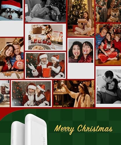 Liene 2x3” Photo Printer, Mini Photo Printer w/ 5 Zink Adhesive Photo Paper, Bluetooth 5.0, Compatible w/iOS & Android, Portable Color Mono Instant Photo Printer for iPhone, Smartphone, Pearl White thumbnail 3