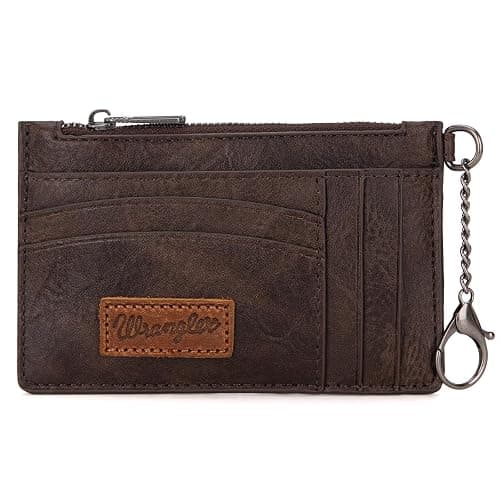 Montana West X Wrangler RFID Card Holder Slim Credit Card Wallet Small Credit Card Holder for Women Keychain Wristlet Wallet thumbnail 4