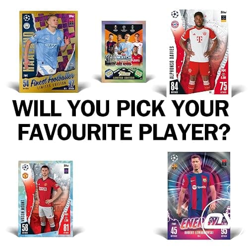 Topps Match Attax 23/24 UEFA Champions League Trading Cards x 6 Packet Bundle - Soccer Cards 2023-2024 thumbnail 5