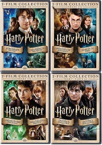Harry Potter Complete 8 Movie Collection Years 1-7 DVD Set Includes Glossy Print Harry Potter Art Card thumbnail 2