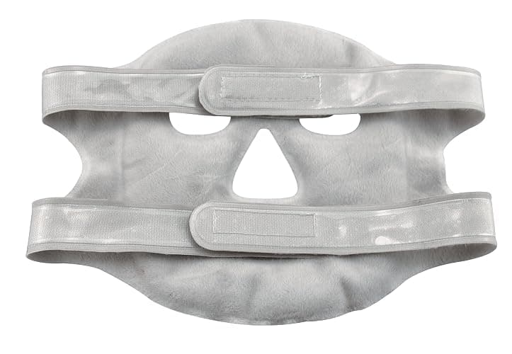 FOMI Cold Clay Facial Ice Mask | Cooling Face Mask for Acne, Swollen Face, Puffy Eyes, Dark Circles, Headache, Migraine, Sinus Relief | Fabric Backing | Natural Clay Filling (X-Large) thumbnail 3