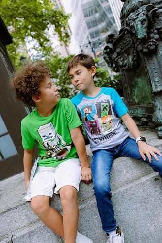 Minecraft Boys' 3-Pack T-Shirts Little Kid to Big Kid thumbnail 8