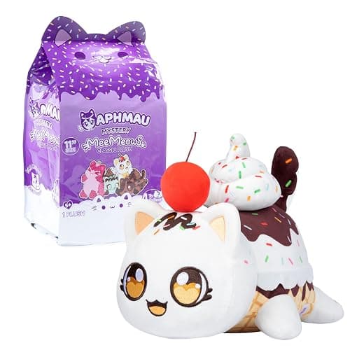 Aphmau MeeMeows 11” Classic Mystery Plush, Ice Cream; YouTube Gaming Channel, Plush Mystery Box, Blind Box, 1 of 4 Possible Ice Cream MeeMeows, Official Merch thumbnail 3