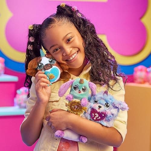 Rainbocorns Puppycorn Surprise Series 2 (Komon) by ZURU, Collectible Plush Stuffed Animal, Surprise Egg, Scratch n Sniff Sticker, Color Mix Slime, Ages 3+ for Girls, Children thumbnail 2