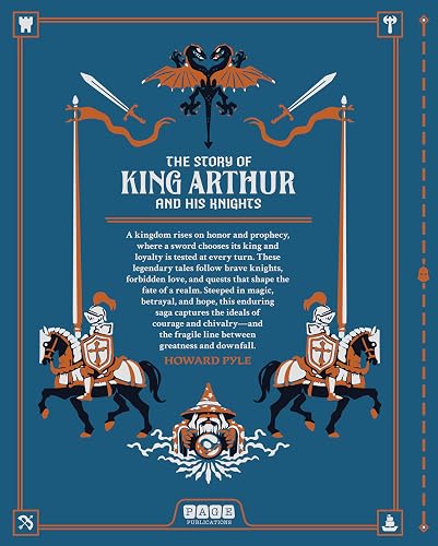 The Story of King Arthur and His Knights Deluxe Hardcover: A Classic Arthurian Legend Collection with 2-Color Foil, Debossed Cover, and Sprayed Edges thumbnail 3