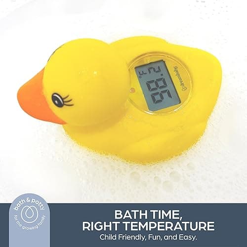 Dreambaby Duck Baby Bath Thermometer - Instant Read Digital Thermometer for Water and Room Temperature - Floating Baby Bath Toy - Newborn Must-Have thumbnail 2