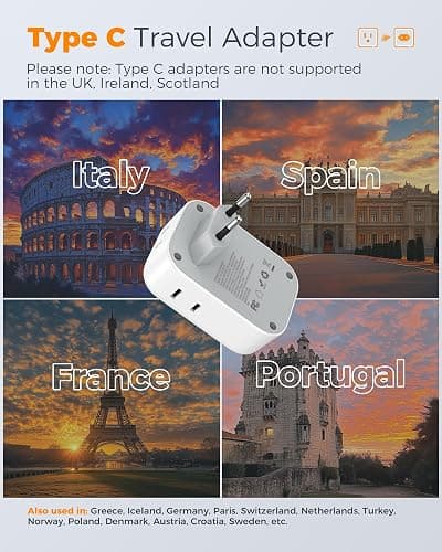 European Plug Adapter thumbnail 2
