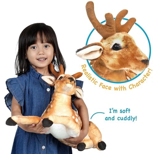 TigerHart Dorbin The Deer - 21 Inch Stuffed Animal Plush thumbnail 3