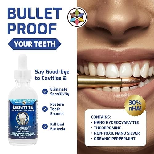 Original Dentite Tooth Armor Liquid | Nano Hydroxyapatite Remineralization Drops to Restore Tooth Enamel & Support Sensitivity Relief | at-Home Enamel Repair for Stronger Teeth | 60 ml thumbnail 6