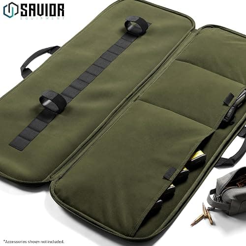 Savior Equipment Specialist Single Long Gun Bag Tactical Padded Soft Case w/Padded Handle Carrier, Adjustable Sling, Dual Lockable Zipper thumbnail 3