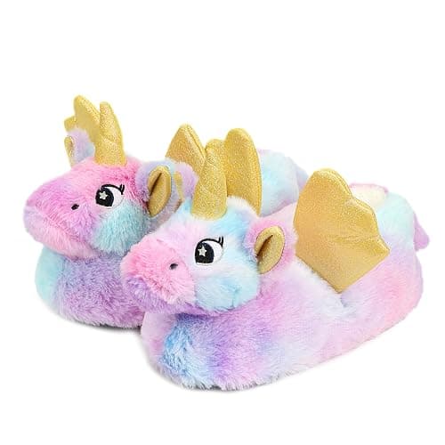 Aopuro Cute Women Penguin Animal Slippers Fluffy Warm Plush House Shoes Novelty Soft Slippers Cartoon Gifts for Birthday Christmas - Image 1